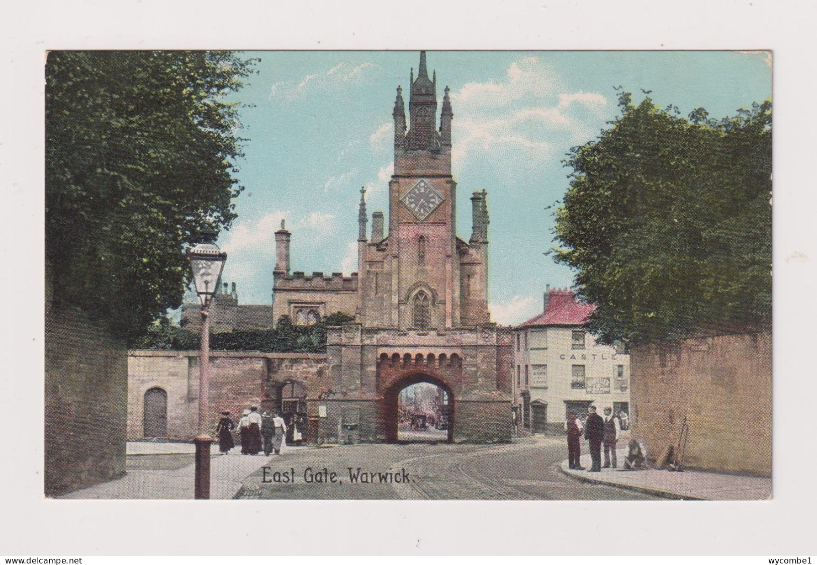 ENGLAND - Warwick East Gate Unused Vintage Postcard - Warwick