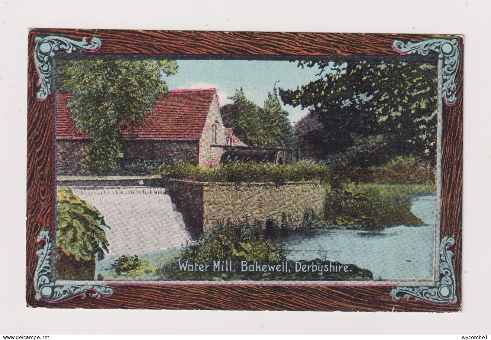 ENGLAND - Bakewell Water Mill Unused Vintage Postcard - Derbyshire