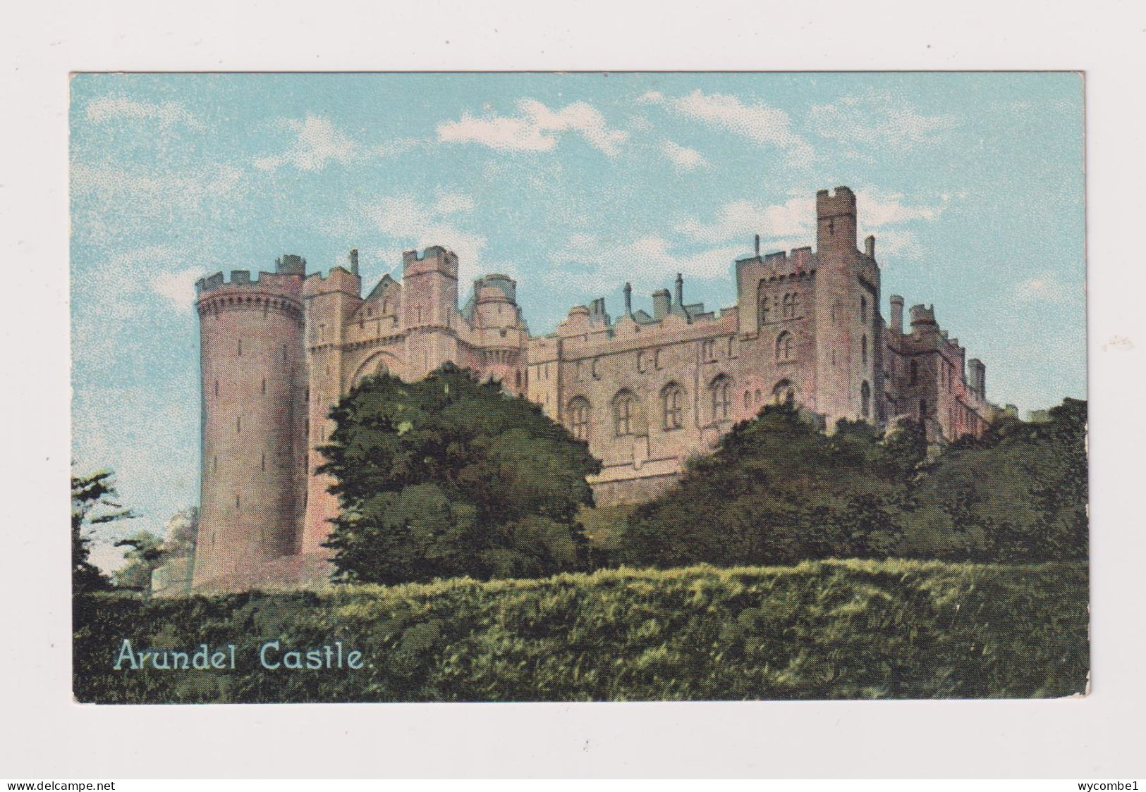 ENGLAND - Arundel Castle Unused Vintage Postcard - Arundel