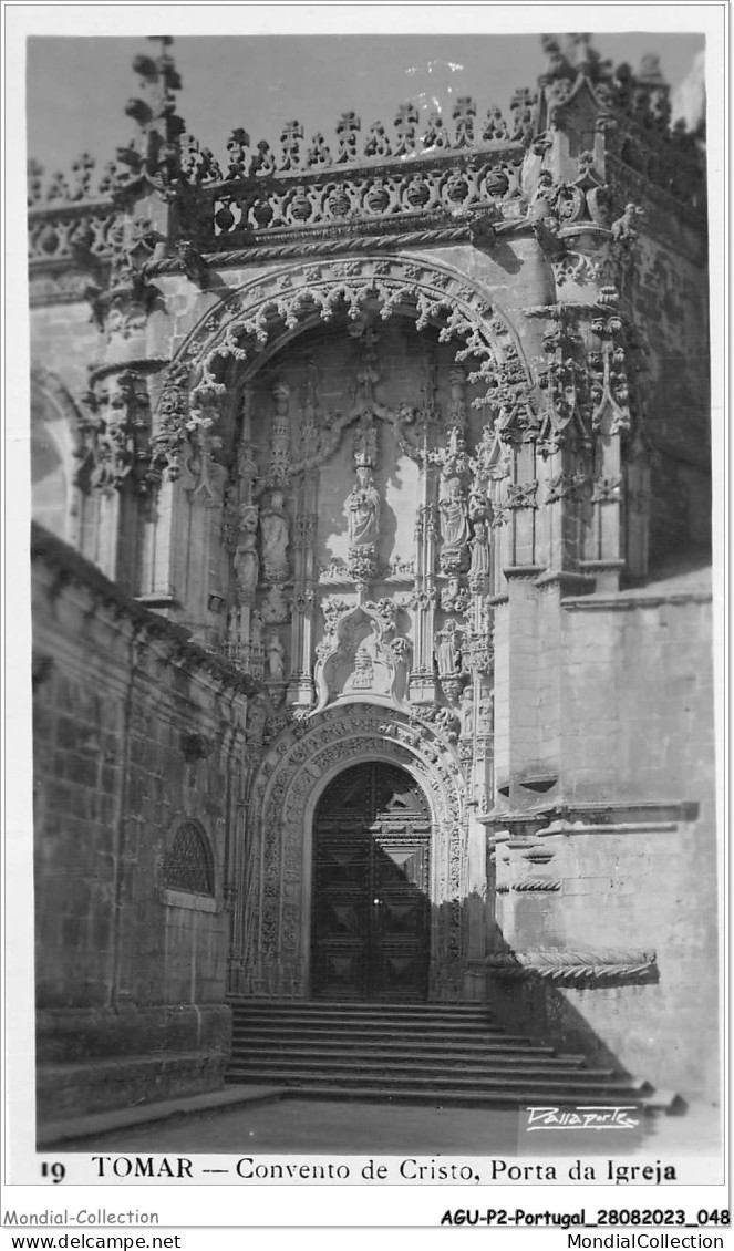 AGUP2-0101-PORTUGAL - TOMAR - Convento De Cristo - Porta Da Igreja - Santarem