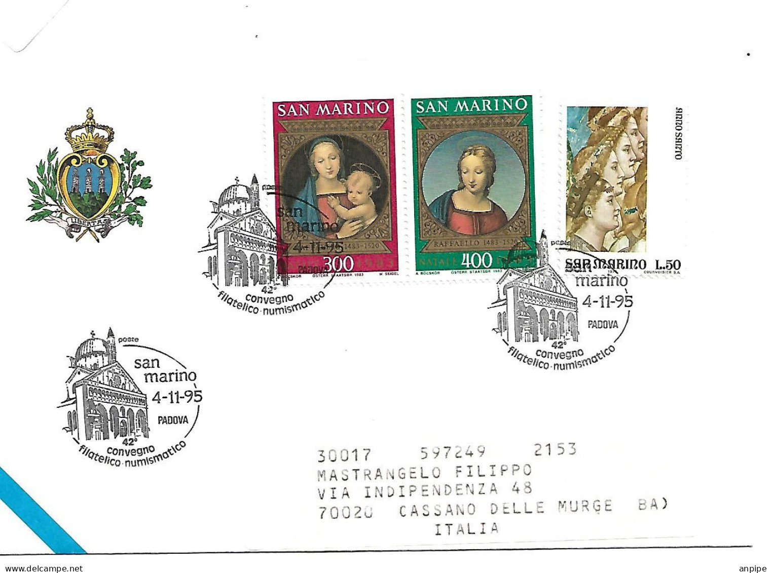 ITALIA - 1991-00: Storia Postale