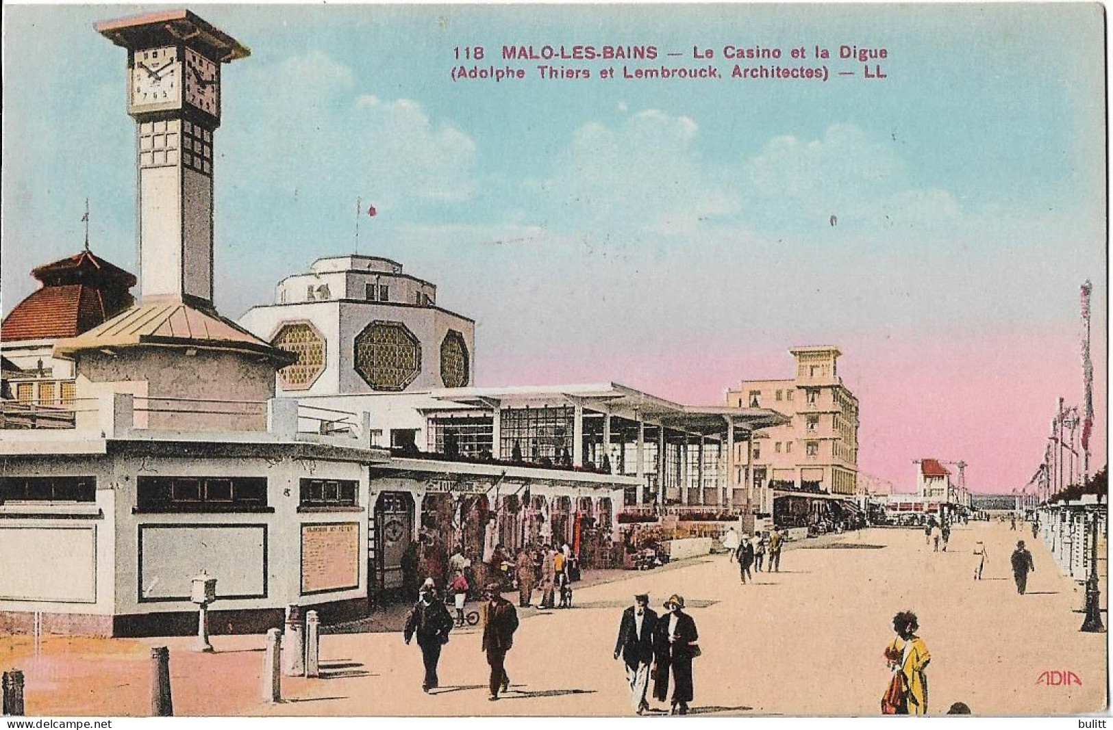 MALO LES BAINS - Le Casino Et La Digue - Malo Les Bains