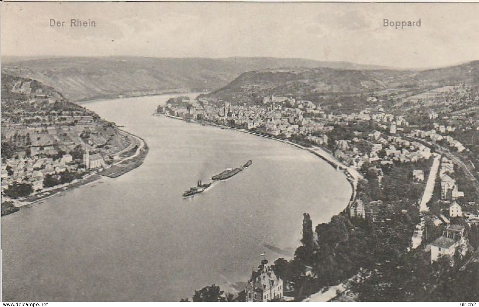 AK Boppard - Rhein - Feldpost 1. Rhein. Train-Abtlg. Nr. 8 Kassenverwaltung - Brodenbach 1915 (69342) - Boppard