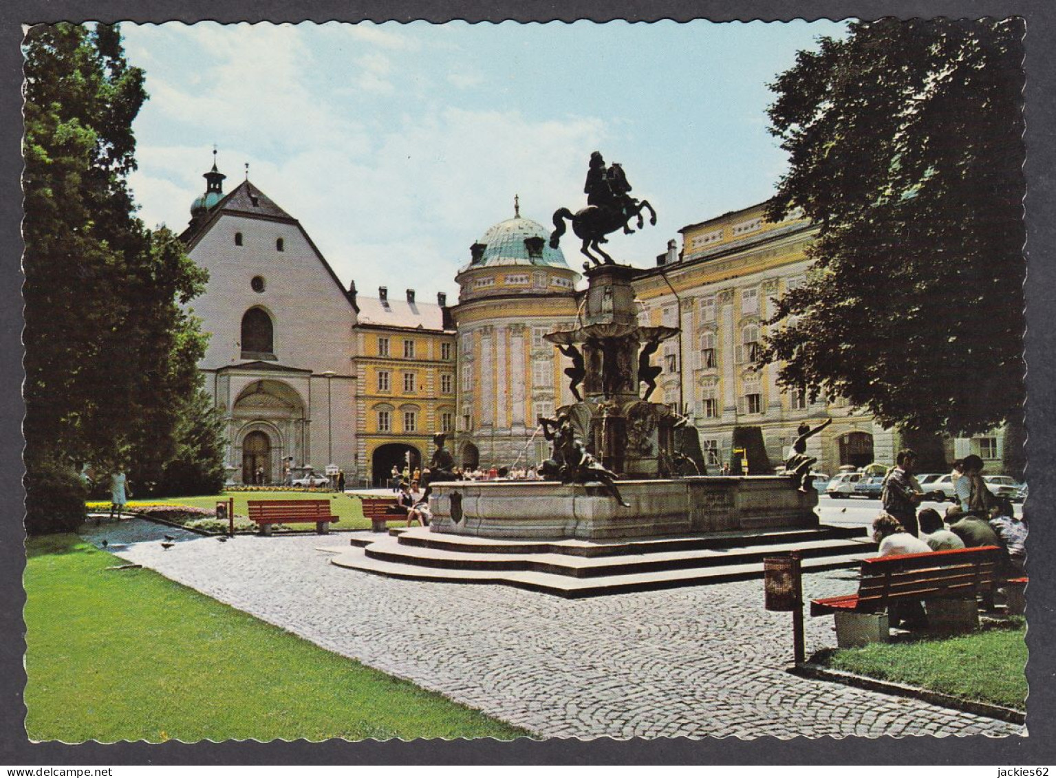 107617/ INNSBRUCK, Leopoldsbrunnen Und Horkirche - Innsbruck