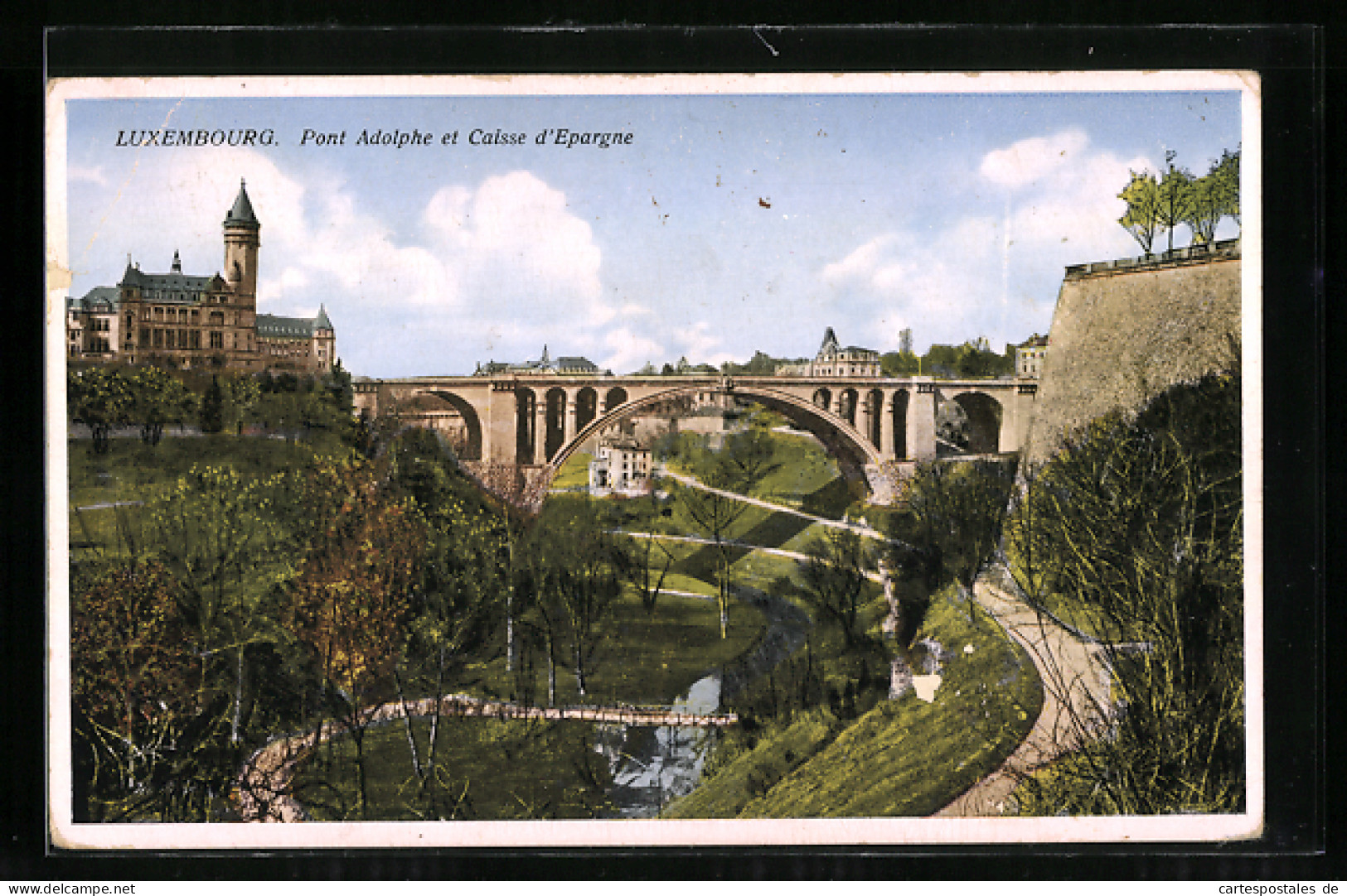 AK Luxembourg, Pont Adolphe Et Caisse D`Epargne  - Autres & Non Classés