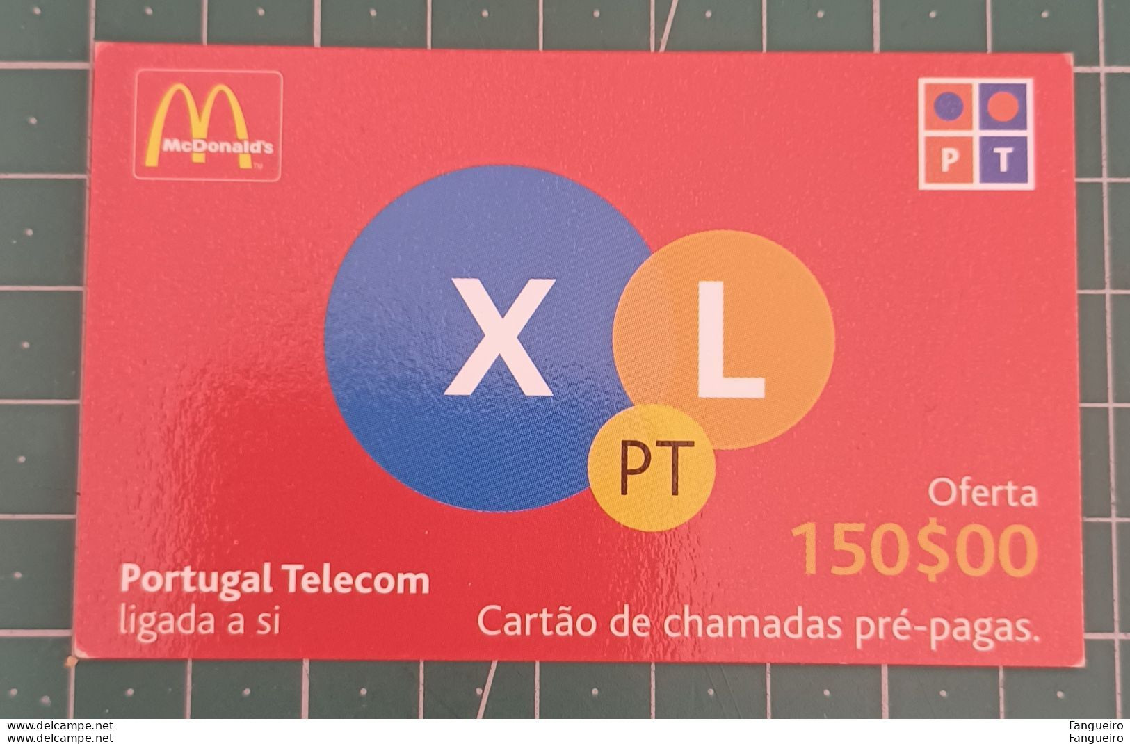 PORTUGAL PHONECARD PRE PAID XL MCDONALDS - Portogallo