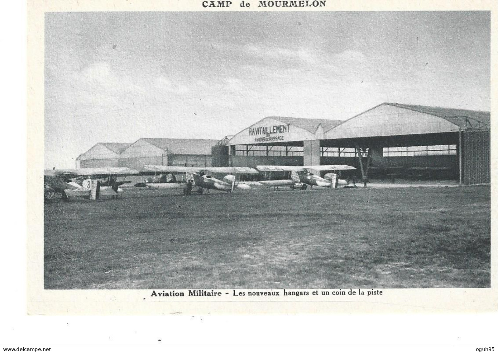 Aviation Militaire - (AVIONS) - Les Nouveaux Hangars Et Un Coin De La Piste - Camp De Mourmelon (51) - Matériel