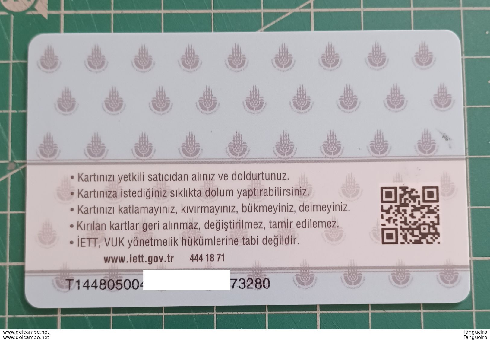 TURKIEYE TRANSPORT PASS - Other & Unclassified