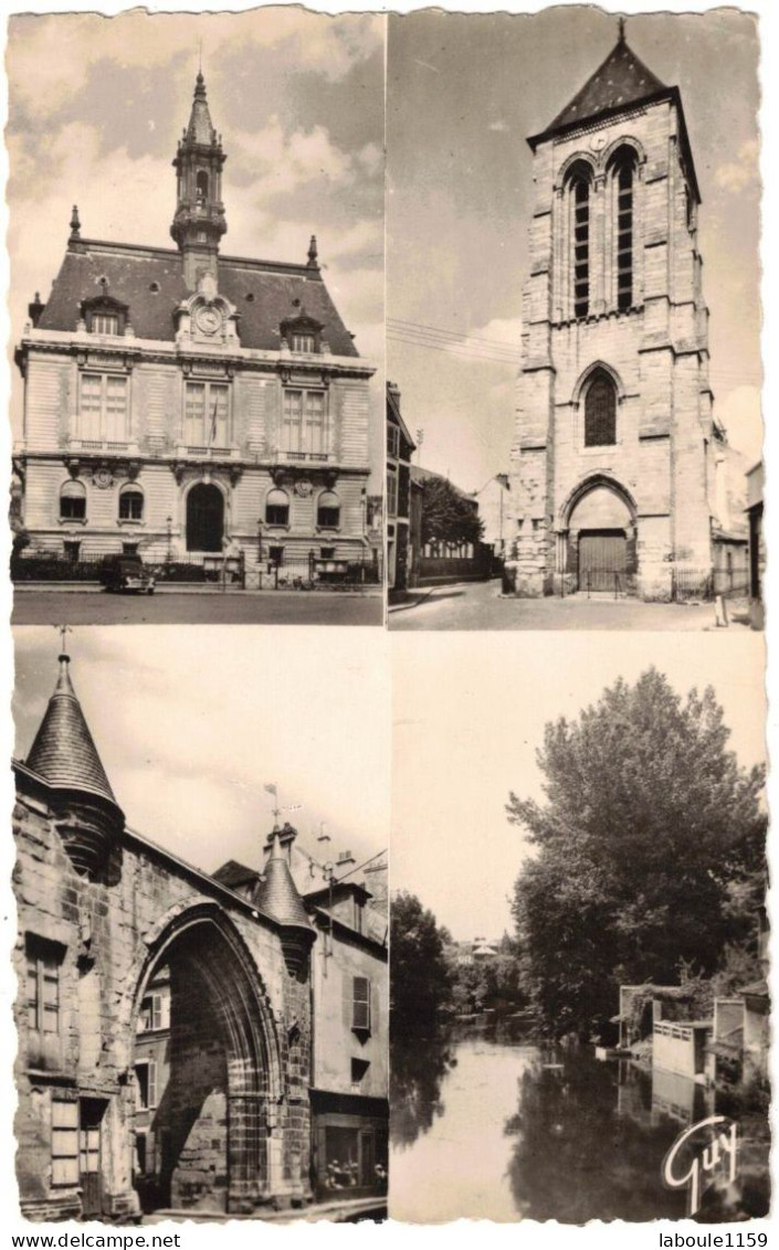 CORBEILLE ESSONNES SOUVENIR MULTIVUES PF LA MAIRIE L'EGLISE SAINT SPIRE LE CLOÎTRE ET MES BORDS DE L'ESSONNES - Corbeil Essonnes