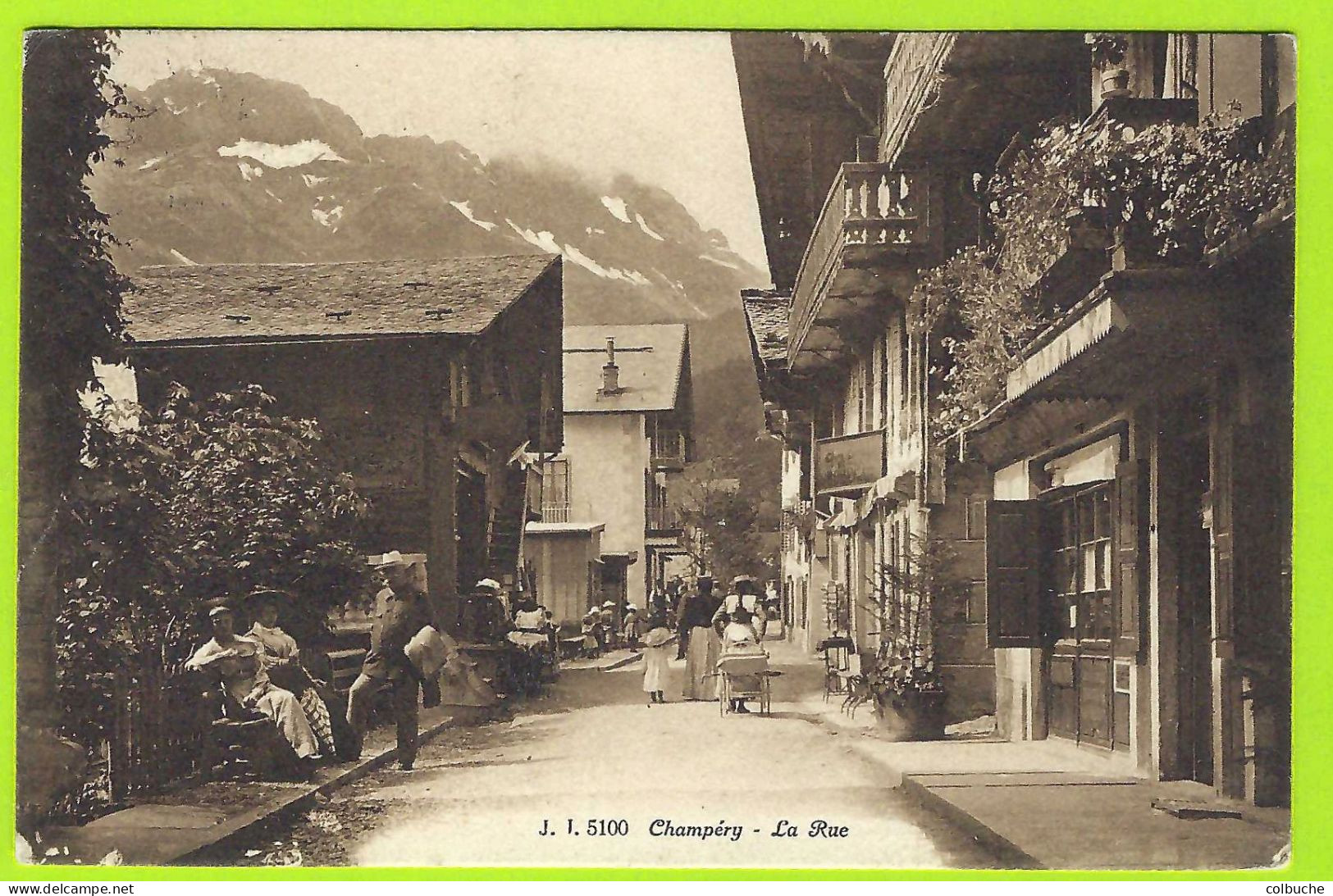 Suisse - CHAMPÉRY +++ La Rue +++ - Champéry