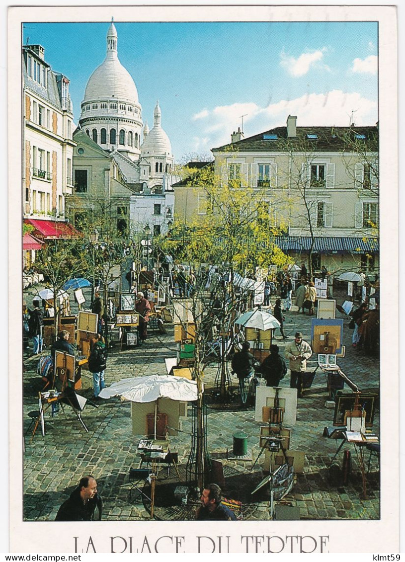 Paris - Montmartre, La Place Du Tertre Et Les Coupoles Du Sacré-Coeur - Sacré Coeur