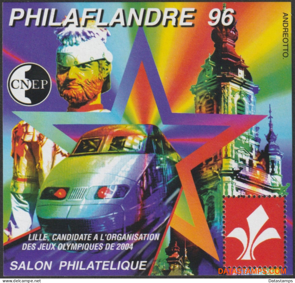 Frankrijk 1996 - Yv:CNEP 22, Cnep - XX - Philatelic Exhibition Philaflandre - CNEP