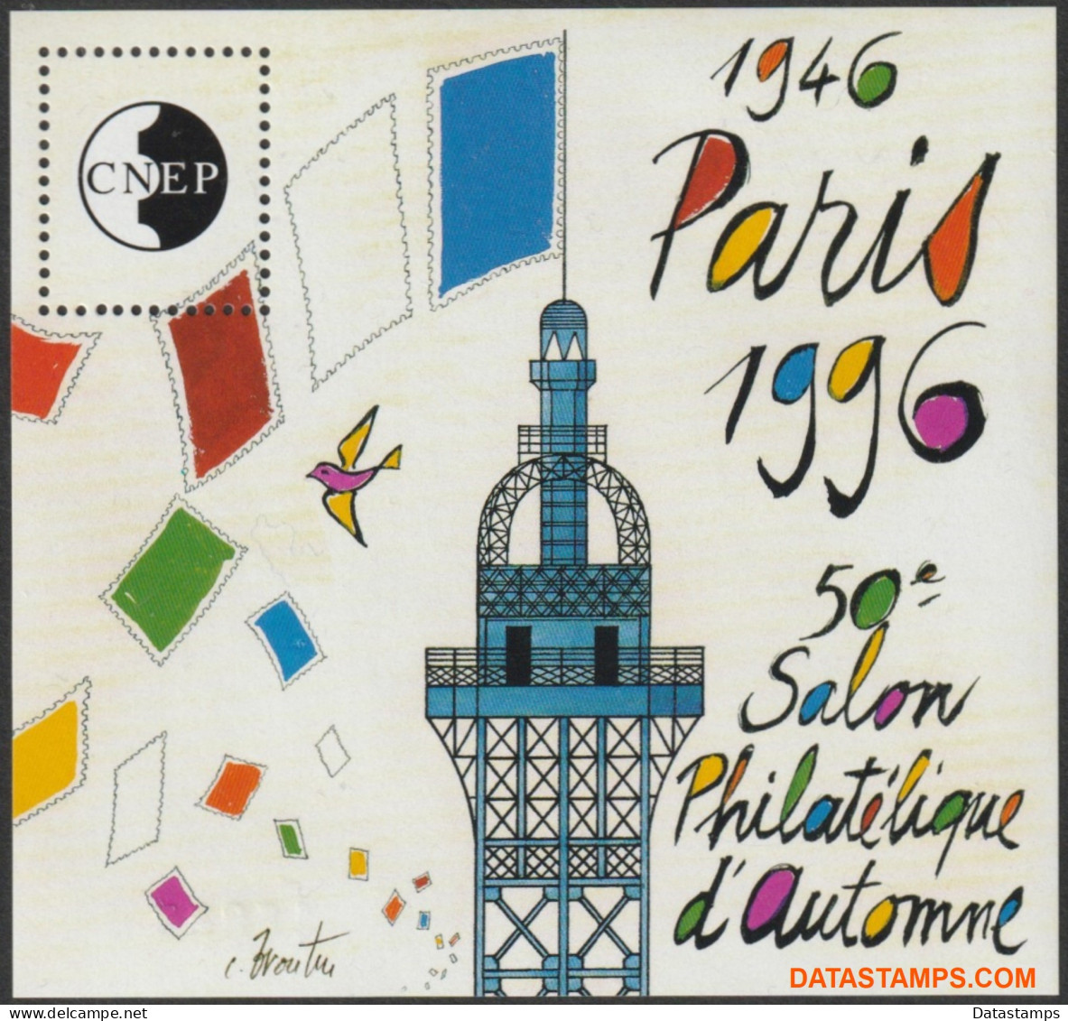 Frankrijk 1996 - Yv:CNEP 23, Cnep - XX - Philatelic Exhibition Eiffel Tower - CNEP