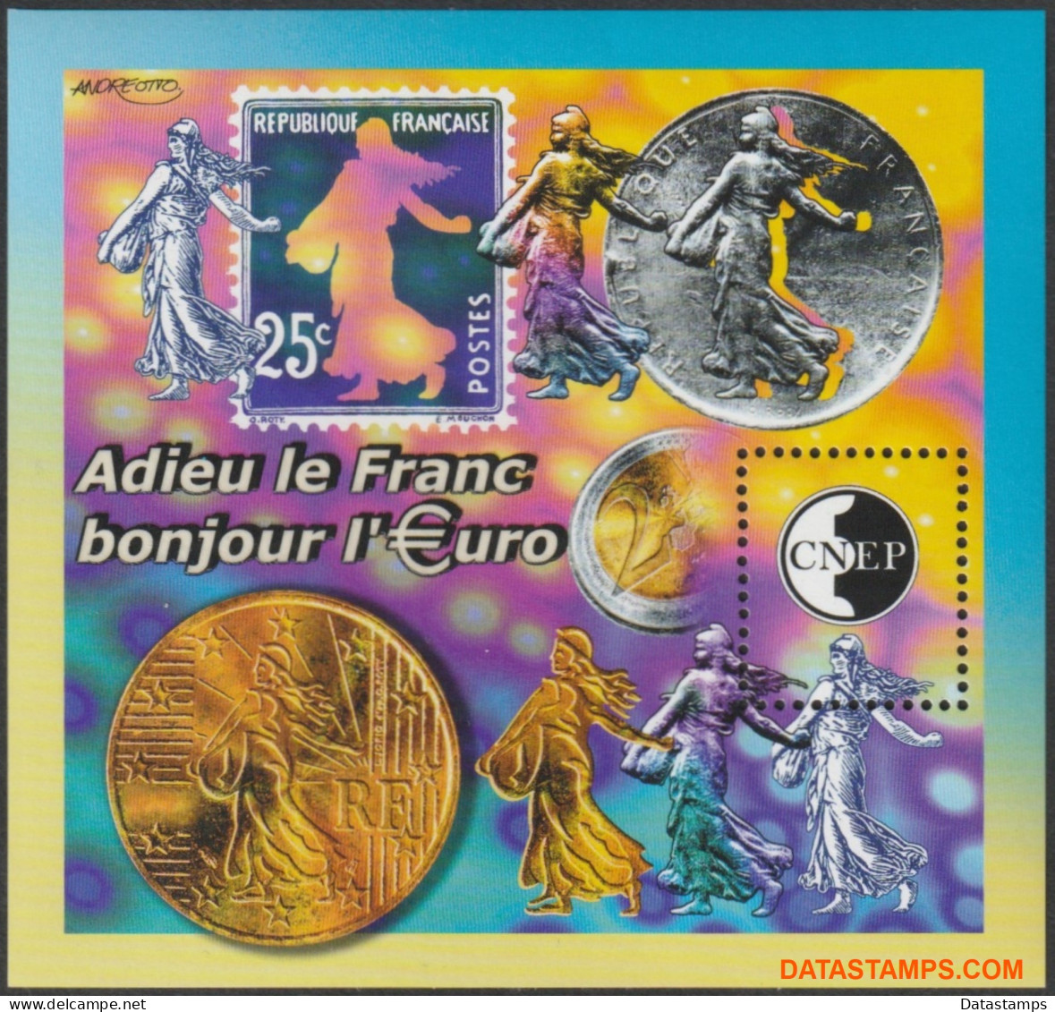 Frankrijk 2002 - Yv:CNEP 35, Cnep - XX - Philatelic Exhibition Paris - CNEP