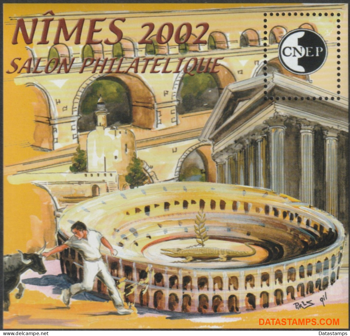 Frankrijk 2002 - Yv:CNEP 36, Cnep - XX - Philatelic Exhibition Nimes - CNEP