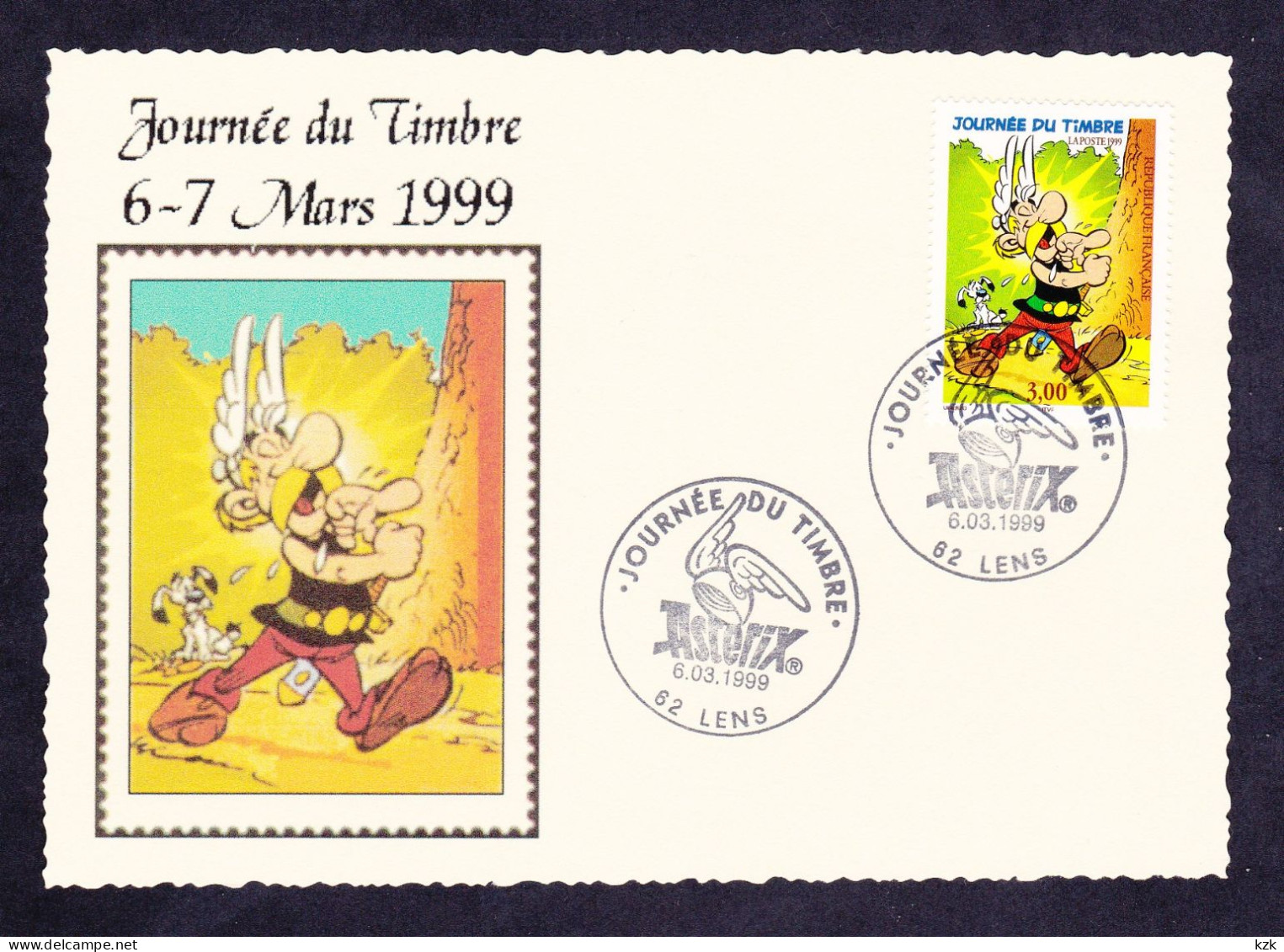 2 09	9910	-	J Du Timbre - Lens 6/03/1999 - Stamp's Day