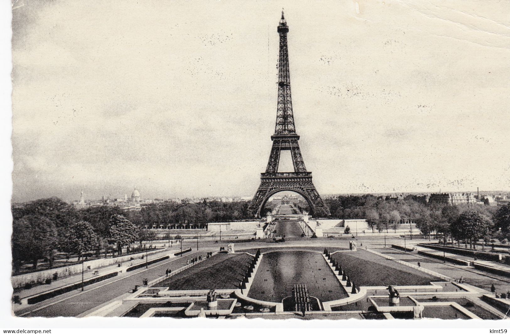 Paris - La Tour Eiffel Et Les Jardins Du Palais De Chaillot - Eiffeltoren