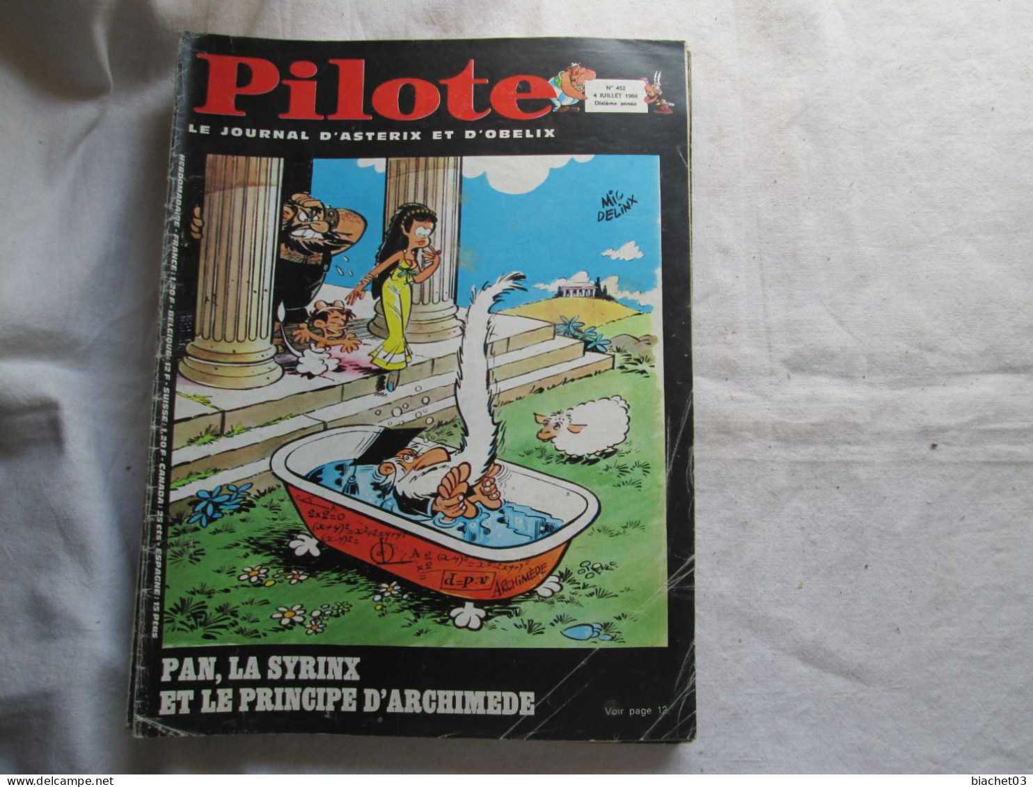 PILOTE Le Journal D'Astérix Et Obélix  N°452 - Pilote