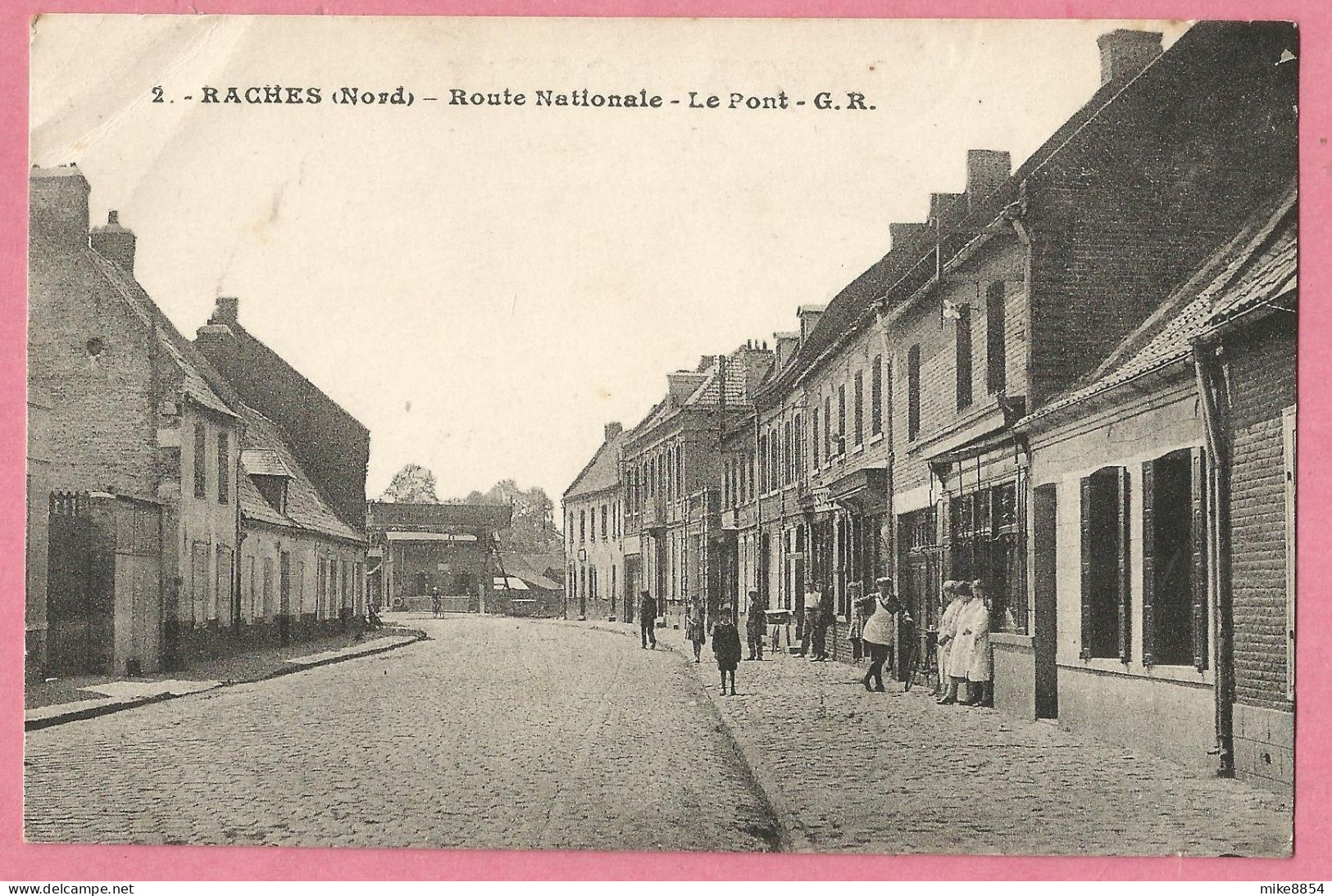 A210  CPA  RACHES  (Nord)  Route Nationale - Le Pont  +++++ - Autres & Non Classés