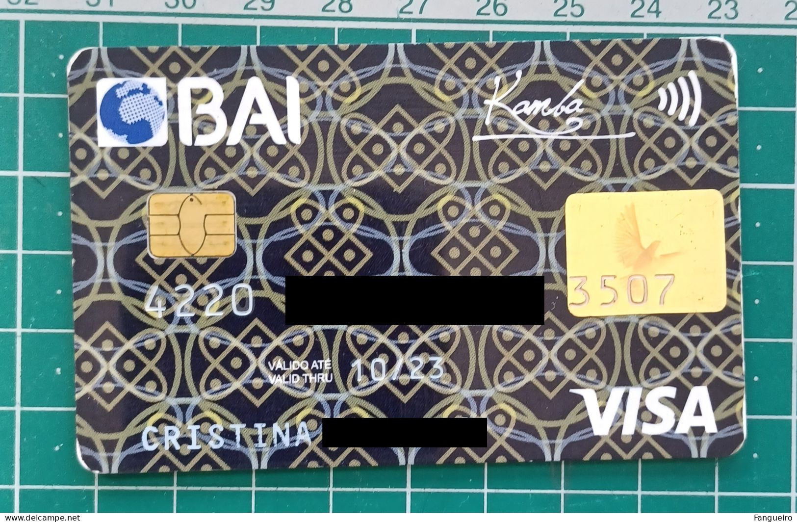 ANGOLA CREDIT CARD BAI - Cartes De Crédit (expiration Min. 10 Ans)