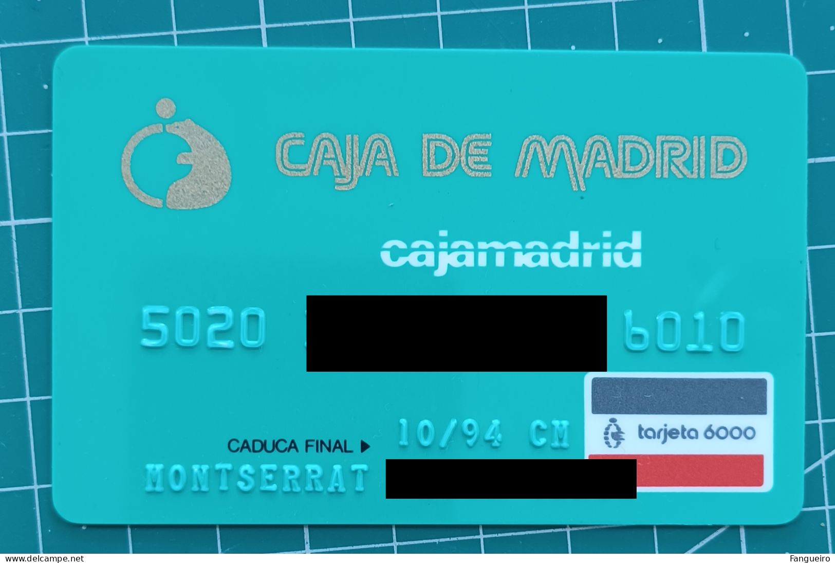SPAIN CREDIT CARD CAJA DE MADRID - Credit Cards (Exp. Date Min. 10 Years)