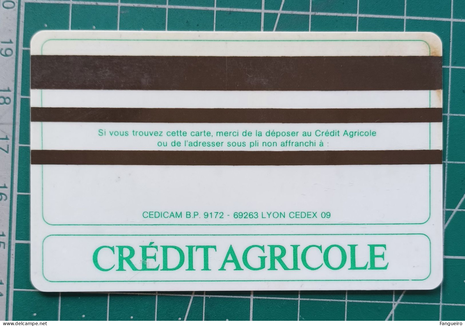 FRANCE CREDIT CARD CREDIT AGRICOLE - Tarjetas De Crédito (caducidad Min 10 Años)