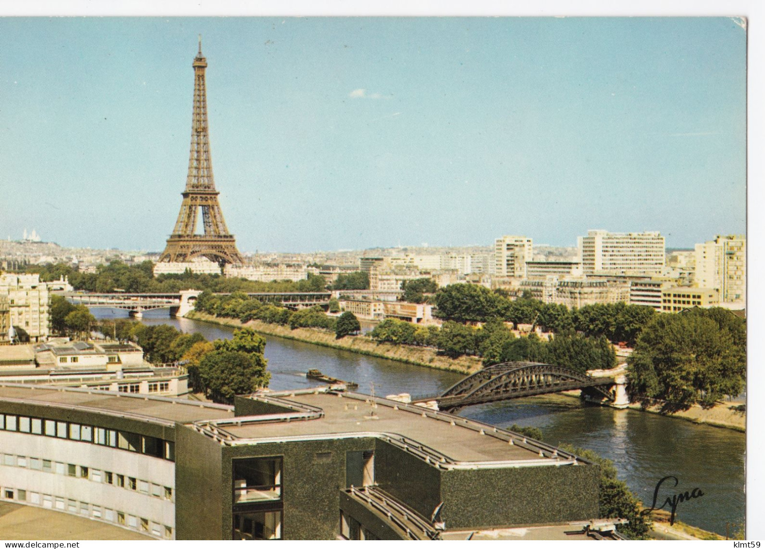 Paris - La Tour Eiffel Et La Seine - Eiffeltoren