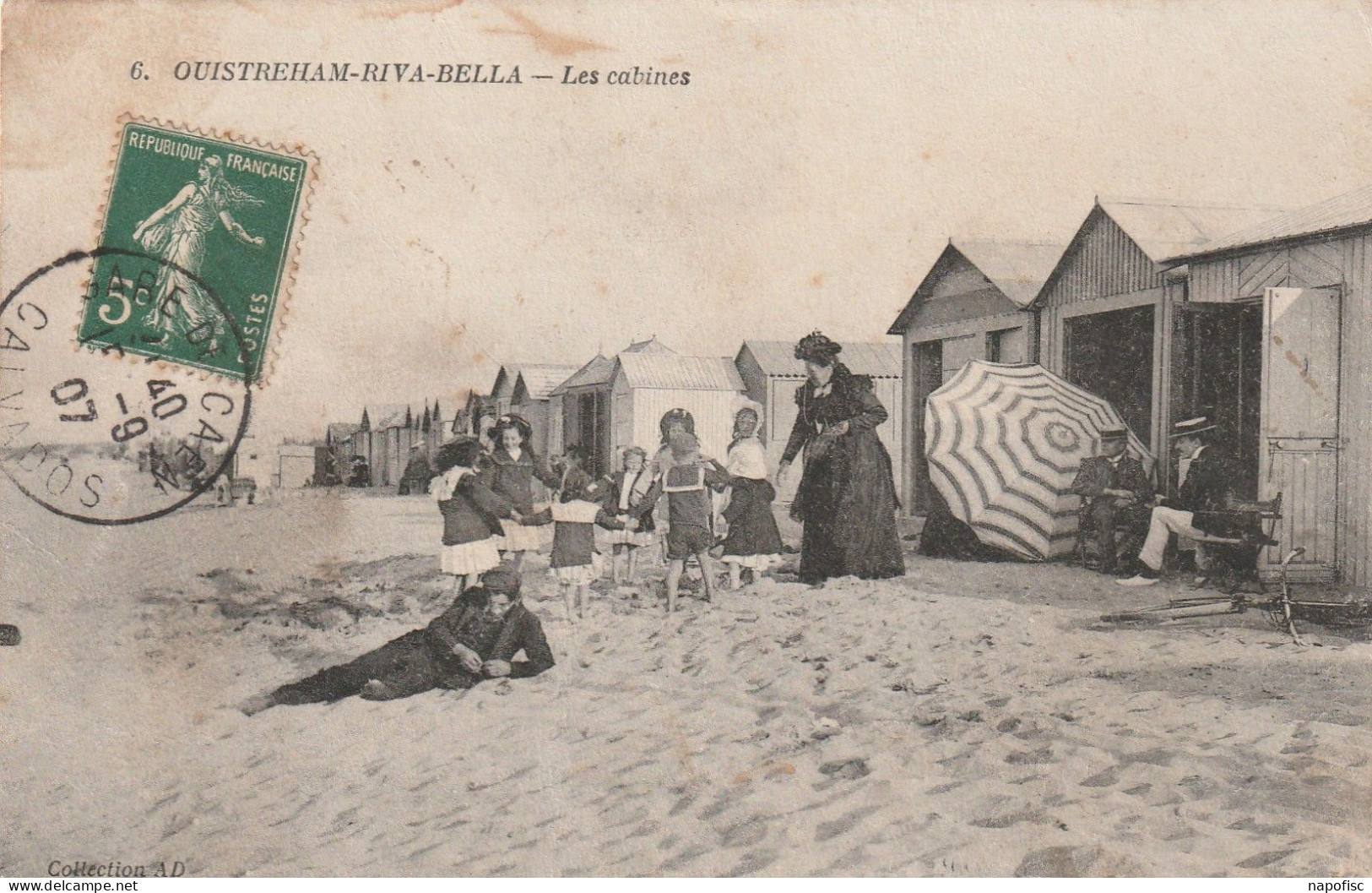 14-Ouistreham-Riva.Bella Les Cabines - Ouistreham