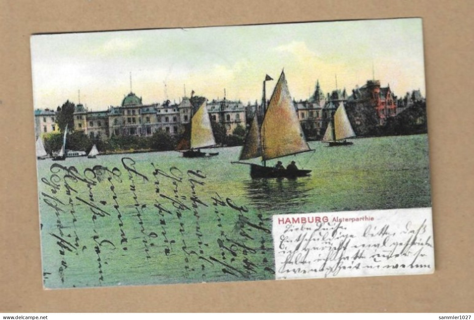 Los Vom 12.05  Ansichtskarte Aus Hamburg 1904 - Cartas & Documentos