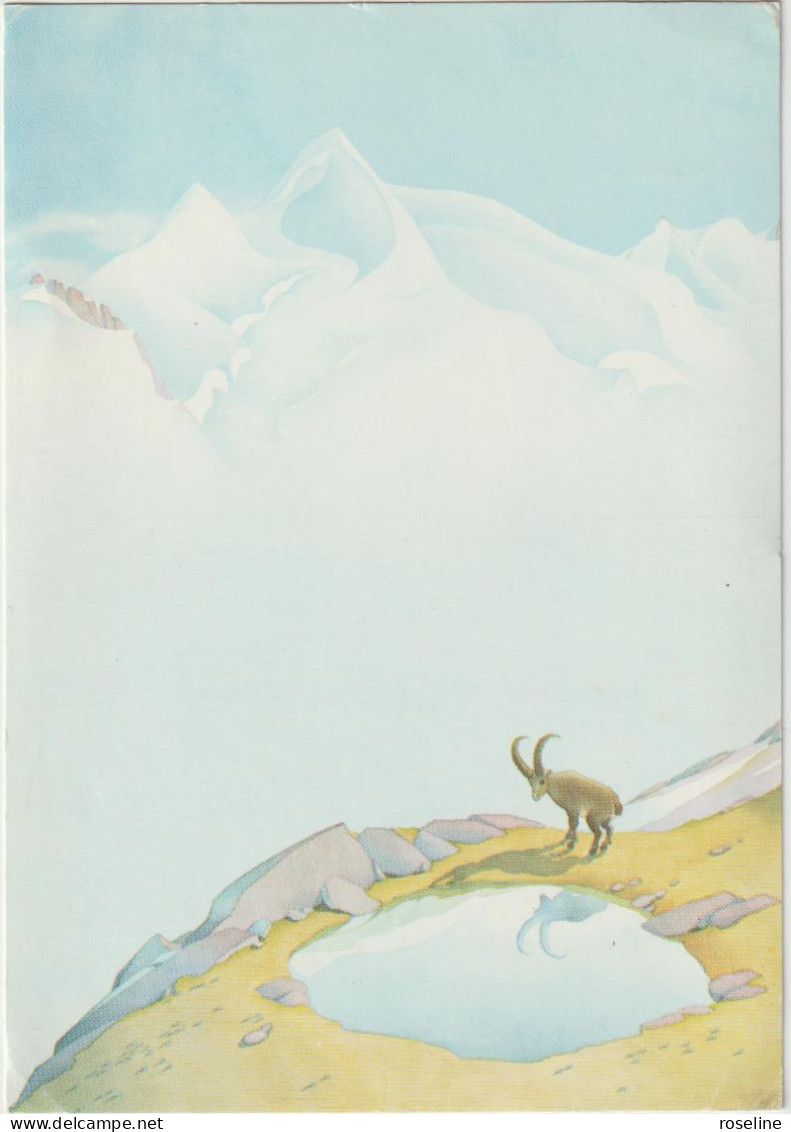 Illustration SAMIVEL Ed Mythra - Affiche Montagne Gardez-la Intacte - CPM 11,5x16,5 BE Neuve - Sonstige & Ohne Zuordnung