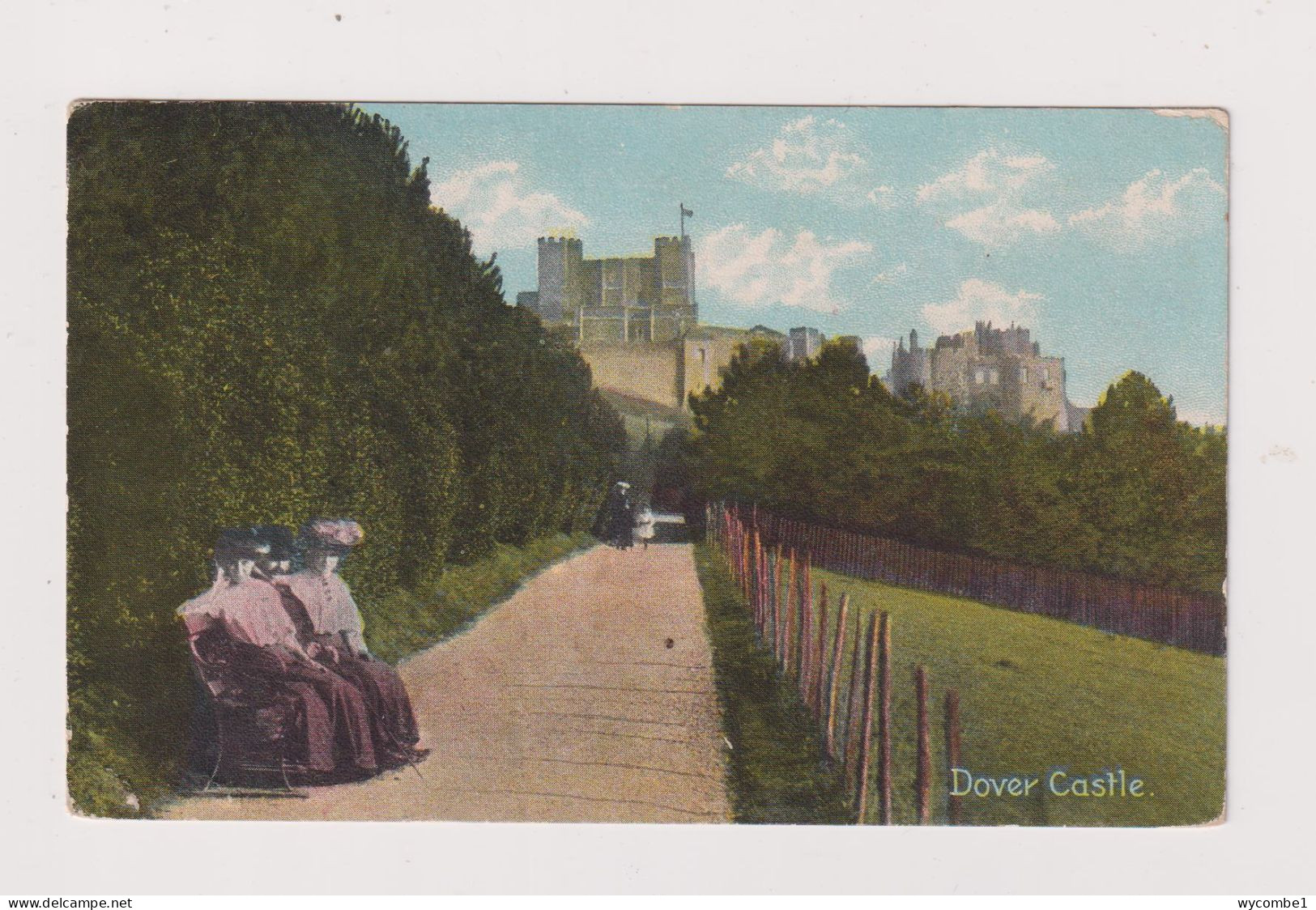 ENGLAND - Dover Castle Used Vintage Postcard - Dover