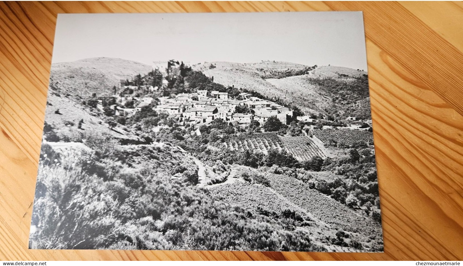 Les Aspres CASTELNOU Château Et Village Canigou - Photo Donnezan 66 - Lugares