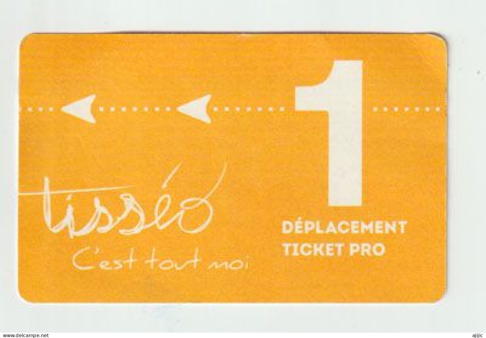 FRANCE. Toulouse TISSEO.  Réseau De Transports De Toulouse , Ticket - Europe