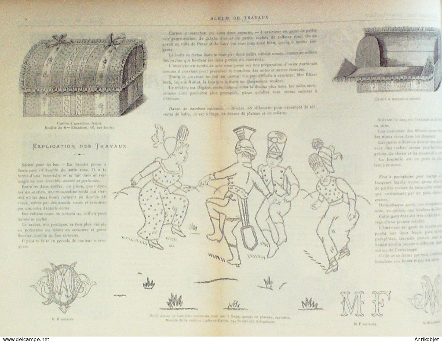 Modes Journal Des Demoiselles Albums De 12 Années De Travaux 1897 - 1801-1900