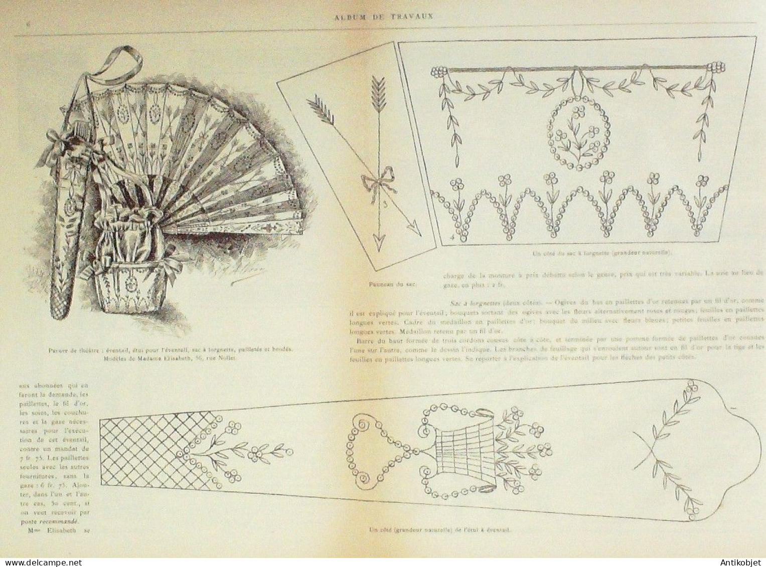 Modes Journal Des Demoiselles Albums De 12 Années De Travaux 1897 - 1801-1900