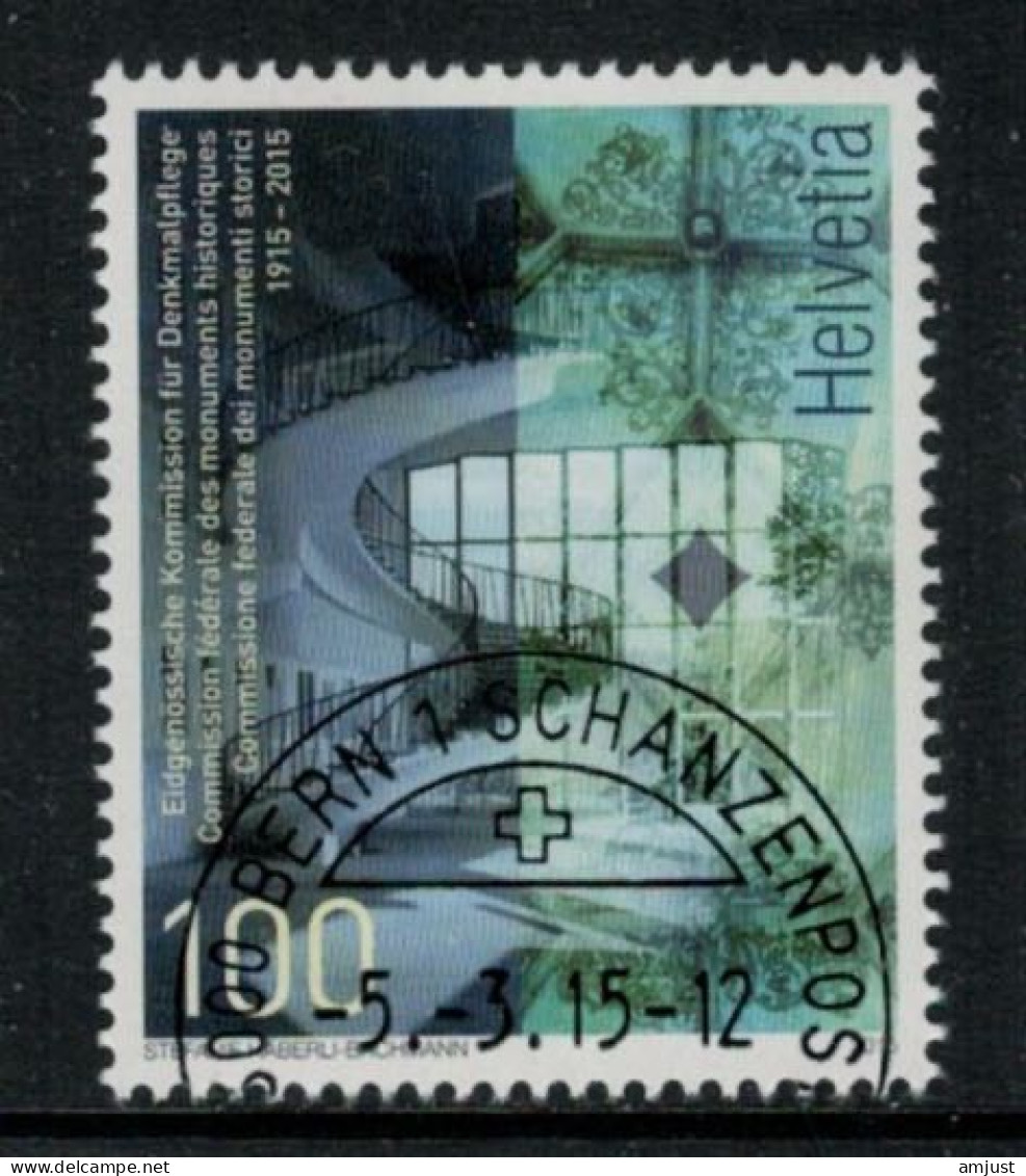 Suisse // Schweiz  // 2010-2017 // 2015 // 100 Ans Kommission Des Monuments Historiques No. 1545 - Used Stamps