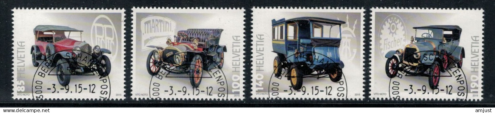 Suisse // Schweiz  // 2010-2017 // 2015 // Automobiles Suisses No. 1556-1559 - Used Stamps