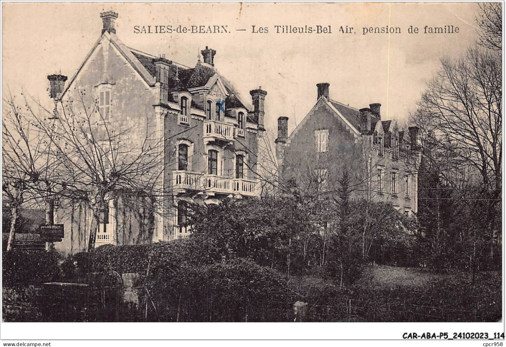 CAR-ABAP5-63-0462 - SALIERS-de-BEARN - Les Tilleuls-bel Air - Pension De Famille - Autres & Non Classés