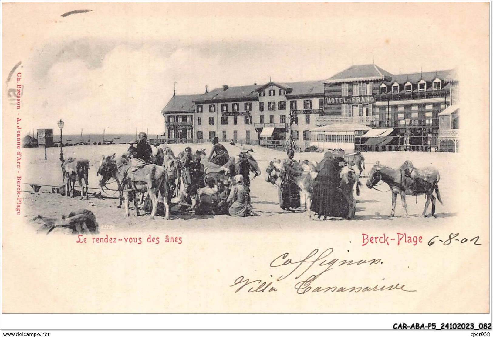 CAR-ABAP5-62-0446 - Le Rendez-vous Des ânes - BERK-PLAGE  - Berck