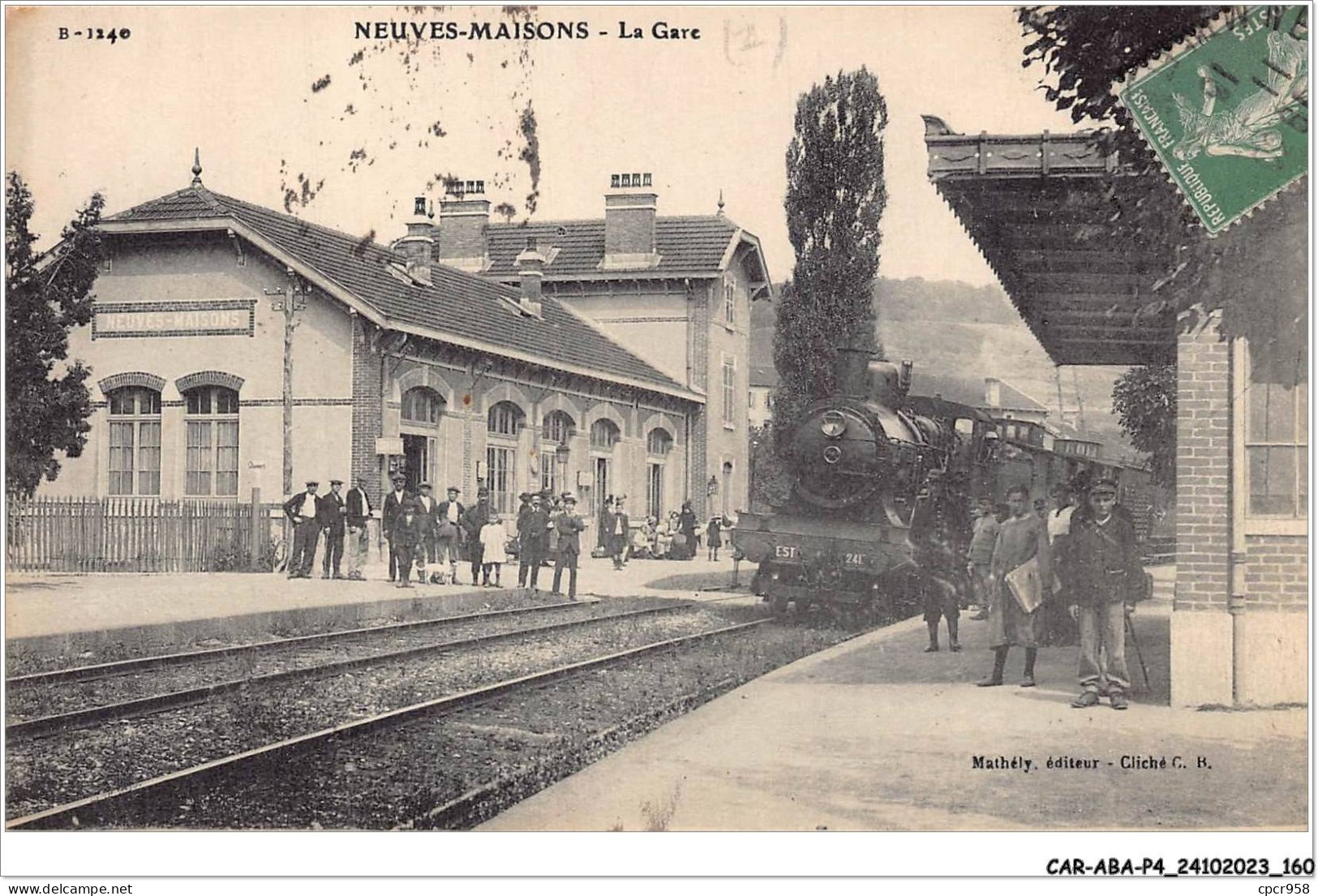 CAR-ABAP4-54-0381 - NEUVES-MAISONS - La Gare - Neuves Maisons