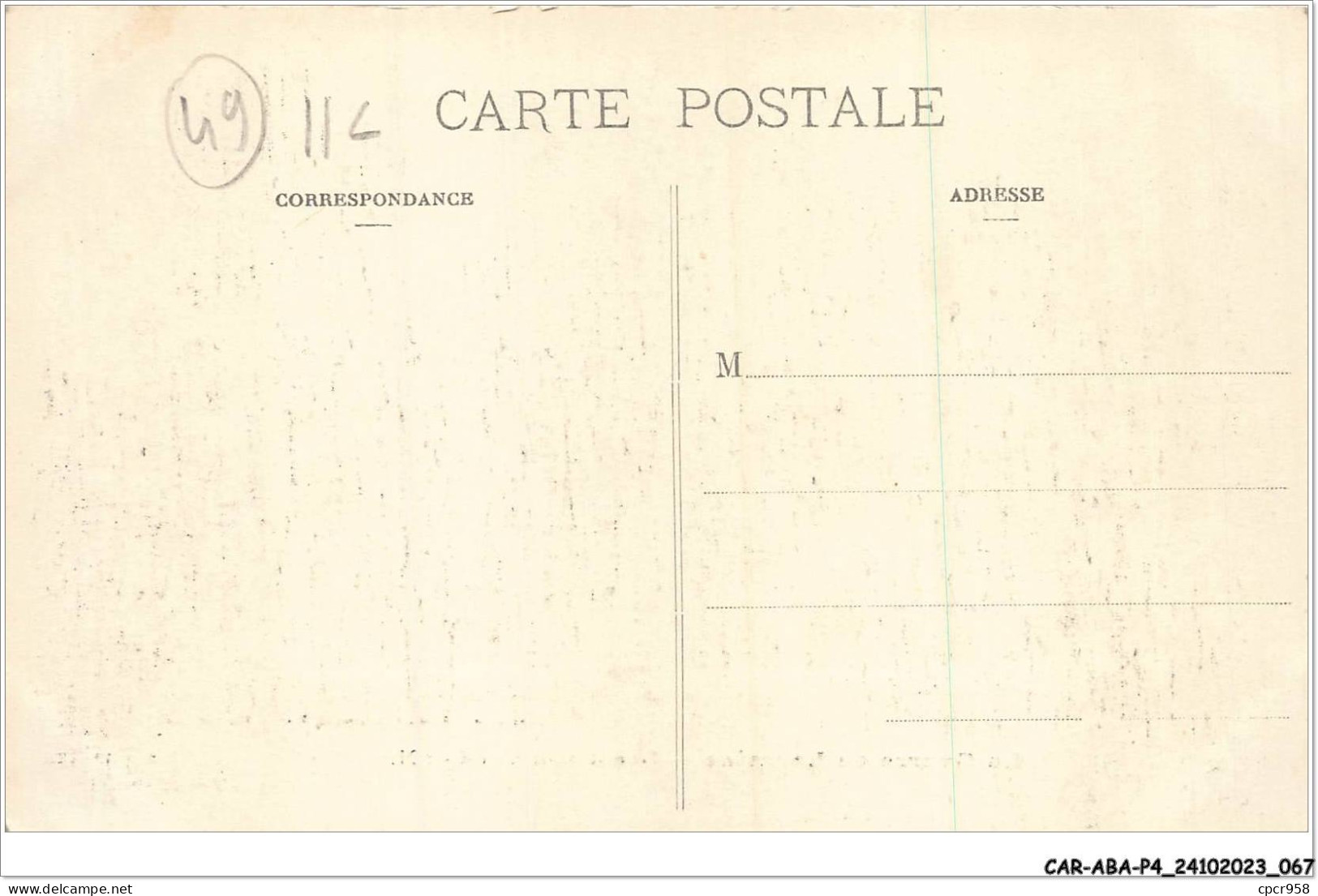 CAR-ABAP4-49-0334 - LA GUERRE EN LORRAINE - Forêt De La Reine M-et-M  - Other & Unclassified