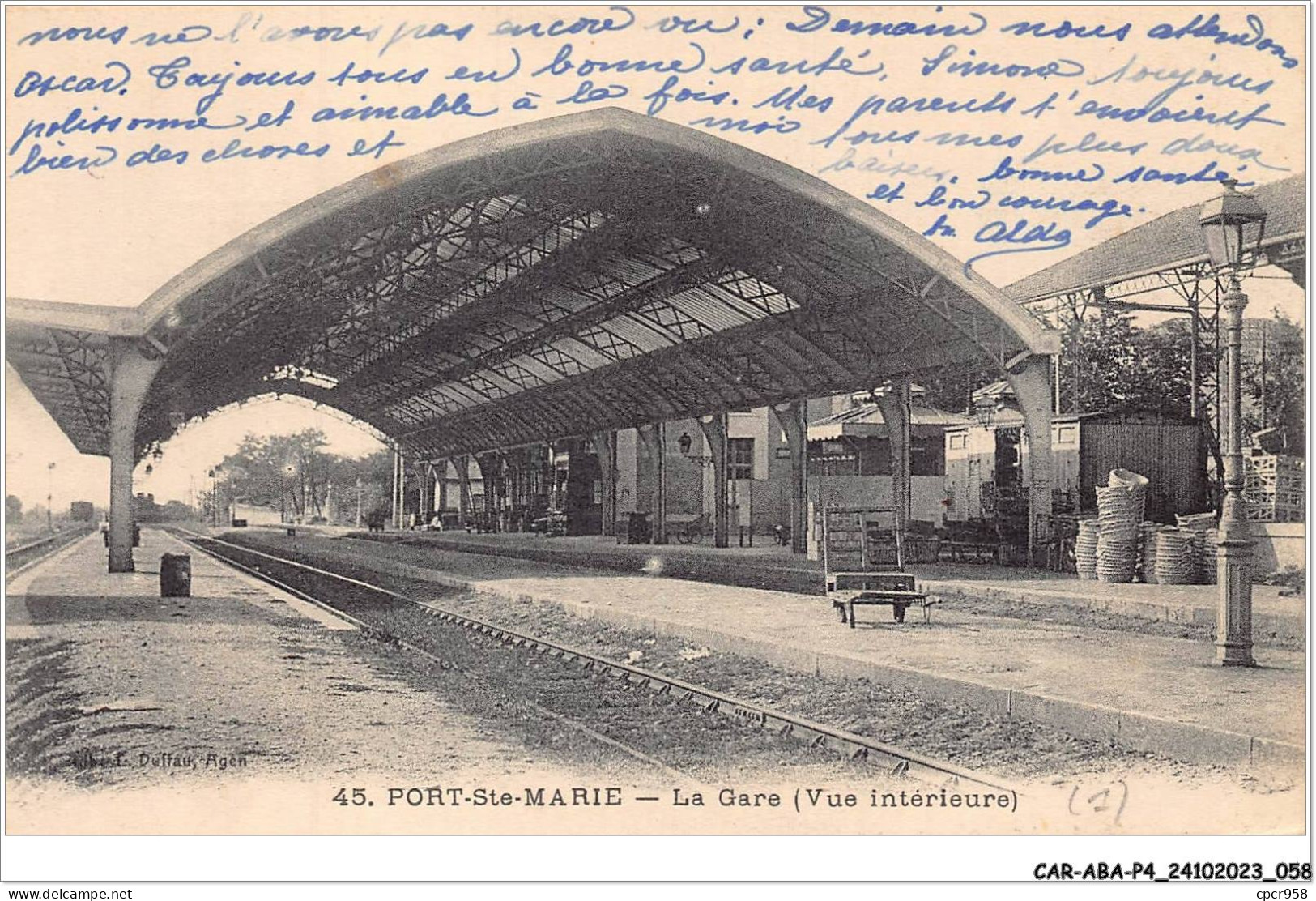 CAR-ABAP4-47-0330 - PORT-STE-MARIE - La Gare - Vue Intérieure - Altri & Non Classificati