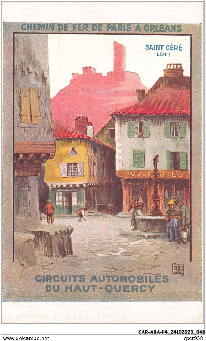 CAR-ABAP4-46-0325 - ST-CERE - Jolie Et Curieuse Petite Ville Aux Maisons Anciennes - Saint-Céré