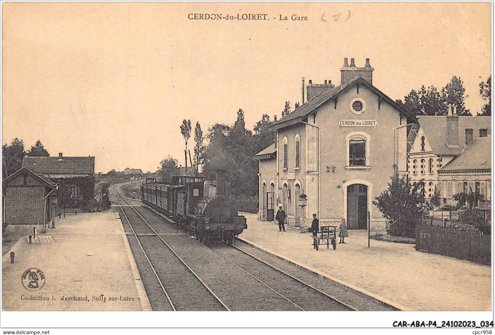 CAR-ABAP4-45-0318 - CERDON-du-LOIRET - La Gare  - Autres & Non Classés