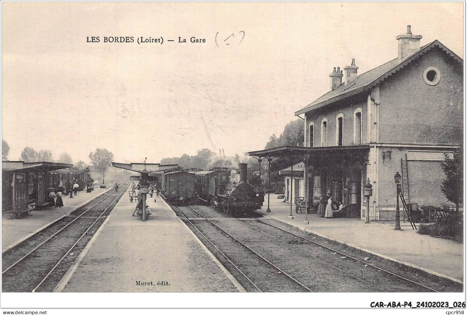 CAR-ABAP4-45-0314 - LES BORDES - La Gare - Autres & Non Classés