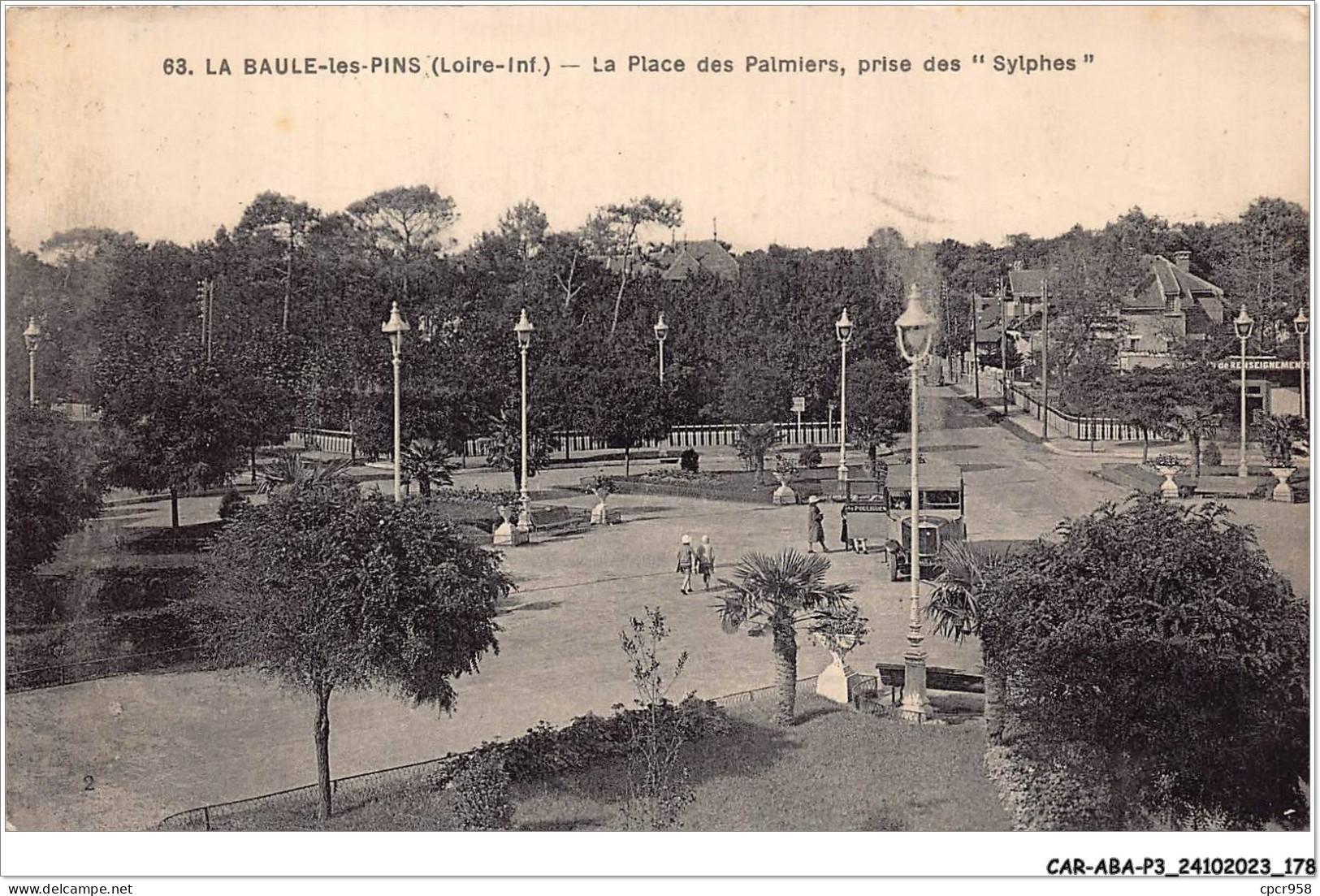 CAR-ABAP3-44-0294 - LA BAULE-les-PINS - La Place Des Palmiers - Prise Des - Sylphes - Other & Unclassified