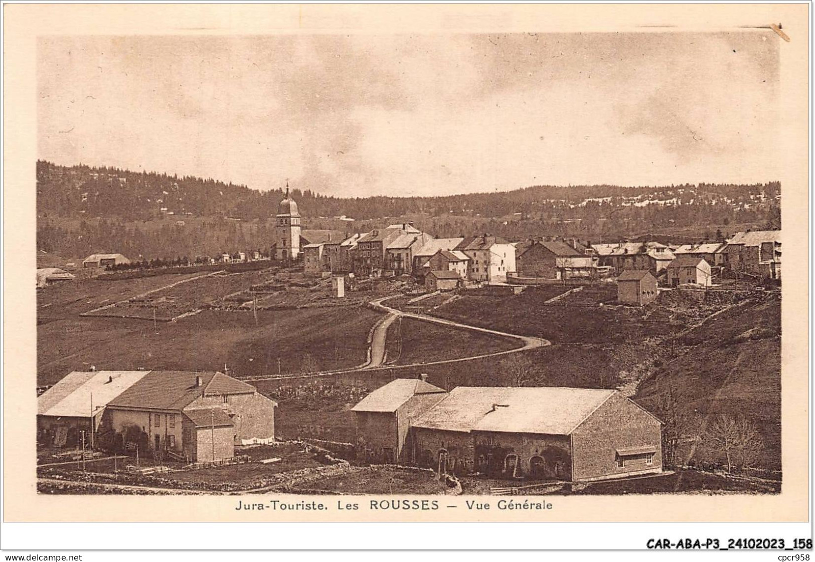 CAR-ABAP3-39-0284 - Jura-touriste - LES ROUSSES - Vue Générale - Other & Unclassified