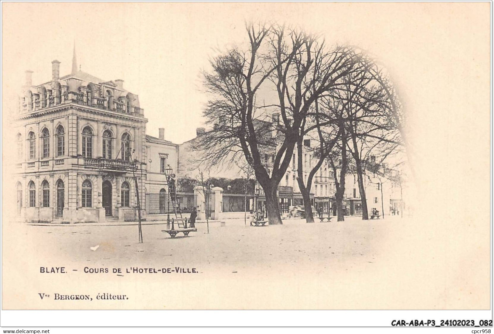 CAR-ABAP3-33-0246 - BLAYE - Cours De L'hôtel-de-ville - Blaye