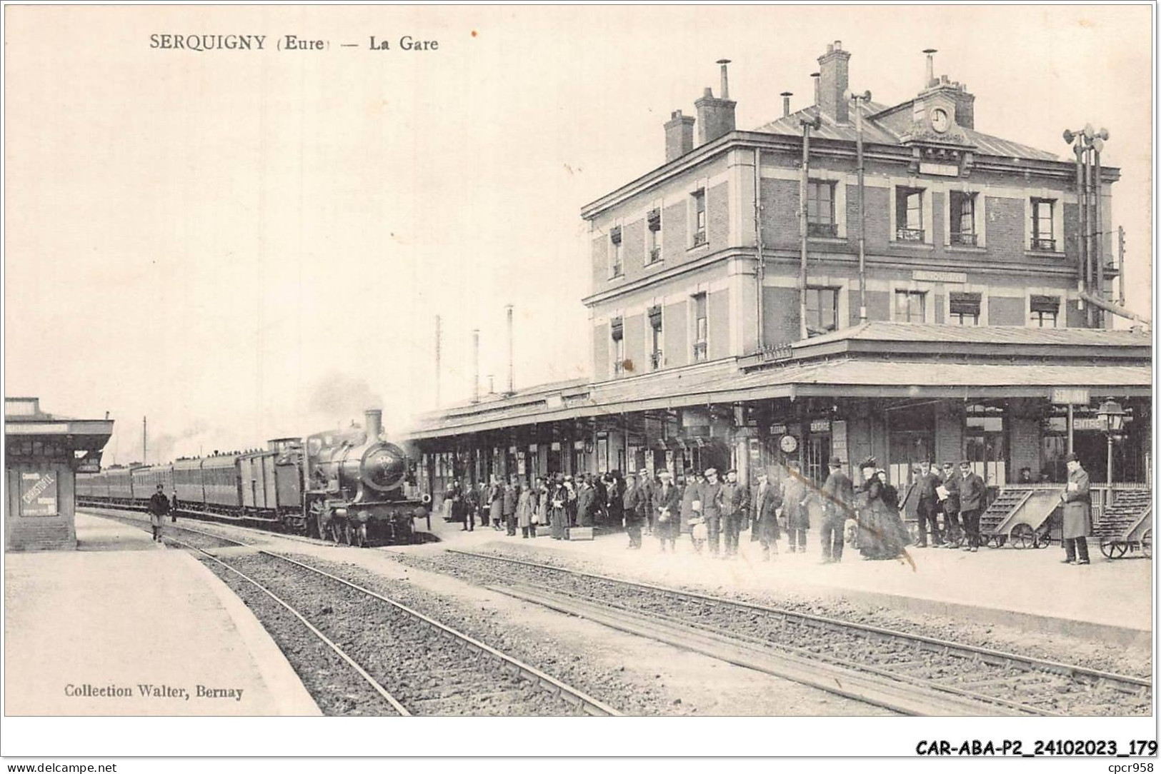 CAR-ABAP2-27-0190 - SERQUIGNY - La Gare - Serquigny