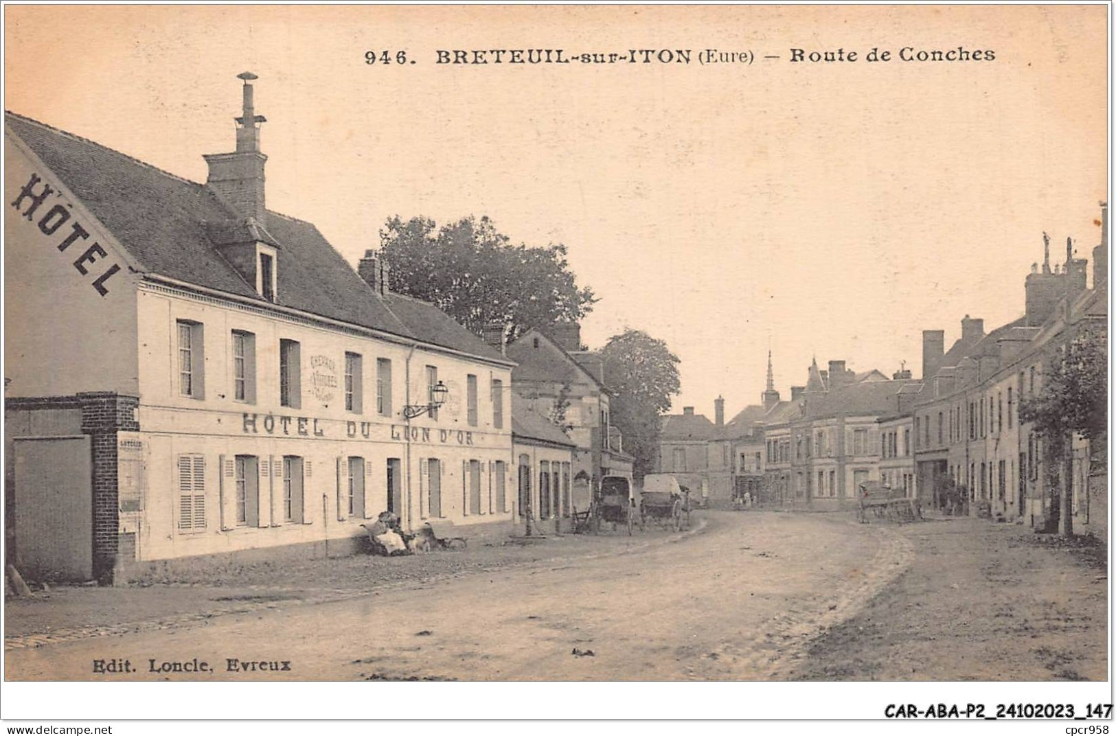 CAR-ABAP2-27-0174 - BRETEUIL-sur-ITON - Route De Conches - Breteuil